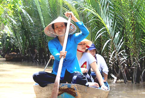 Thoi Son Isle – waterway tourism on the Mekong River Delta